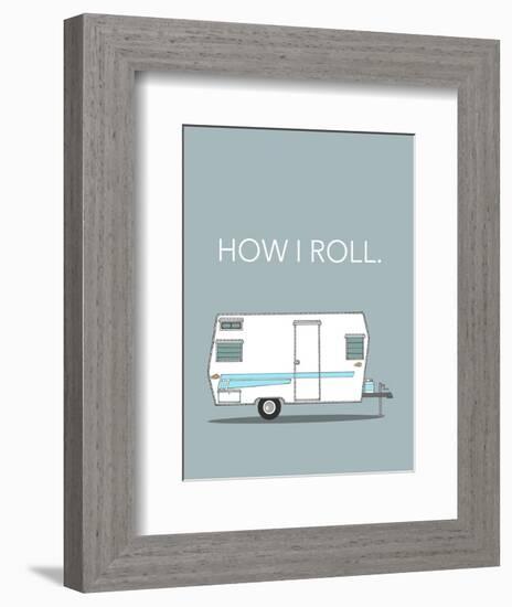 How I Roll-Annie Bailey Art-Framed Premium Giclee Print
