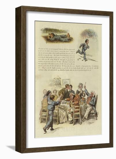 How Jacky Marlinspike Returned Home in Time for Christmas Pudding-null-Framed Giclee Print