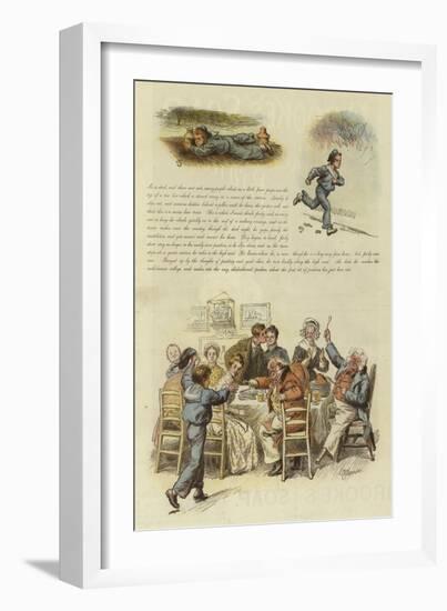 How Jacky Marlinspike Returned Home in Time for Christmas Pudding-null-Framed Giclee Print