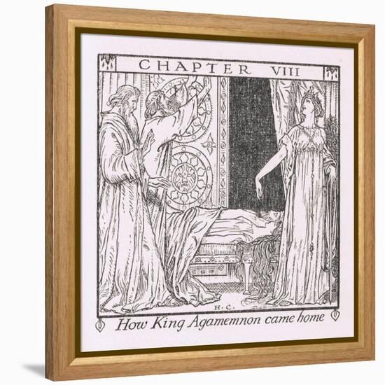 How King Agamemnon Came Home-Herbert Cole-Framed Premier Image Canvas