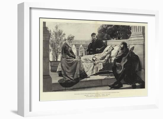 How Lisa Loved the King-Edmund Blair Leighton-Framed Giclee Print