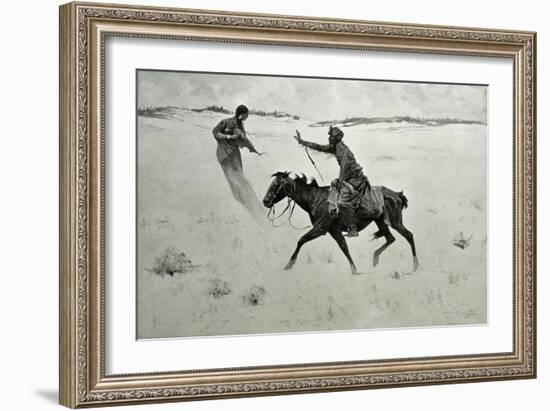 How Order No. 6 Went Through, or the Vision-Frederic Sackrider Remington-Framed Giclee Print