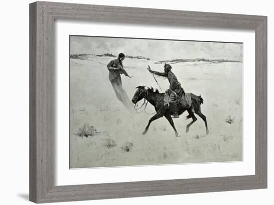 How Order No. 6 Went Through, or the Vision-Frederic Sackrider Remington-Framed Giclee Print