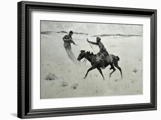 How Order No. 6 Went Through, or the Vision-Frederic Sackrider Remington-Framed Giclee Print