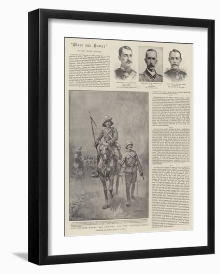 How Private Byrne, 21st Lancers, Won the Victoria Cross-William T. Maud-Framed Giclee Print