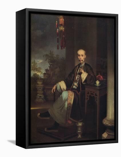 'How Qua, Head of the Hong Merchants in Canton', c1830-George Chinnery-Framed Premier Image Canvas