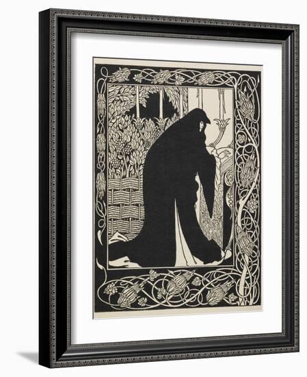 How Queen Guinevere made her a nun-Aubrey Beardsley-Framed Giclee Print