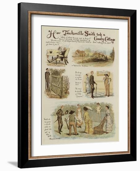 How Tankerville Smith Took a Country Cottage-null-Framed Giclee Print