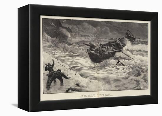 How the Boat Came Home-Charles Napier Hemy-Framed Premier Image Canvas