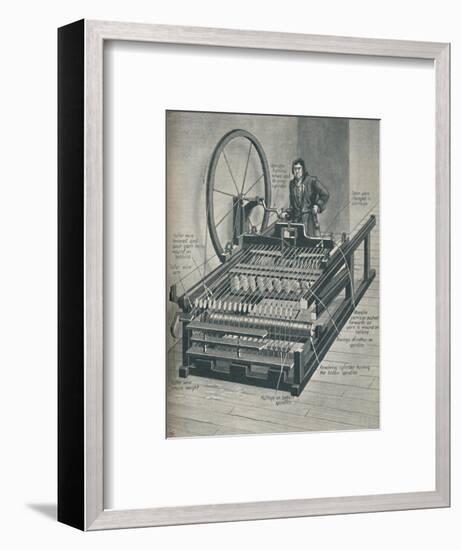 'How The Early Spinning Jenny Worked', c1934-Unknown-Framed Giclee Print
