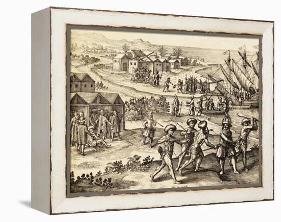 How the English Captain Robert Caverta Was Arrested and Killed by Order of the King of the Comoros-null-Framed Premier Image Canvas