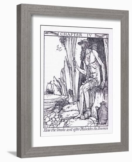 How the Greeks Sent after Philoctetes the Bowman-Herbert Cole-Framed Giclee Print