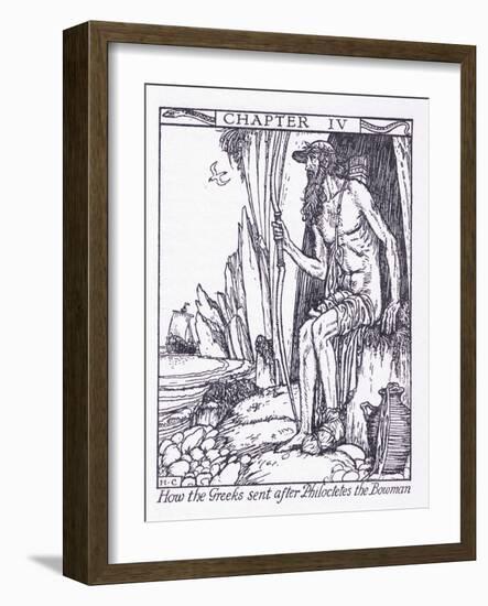 How the Greeks Sent after Philoctetes the Bowman-Herbert Cole-Framed Giclee Print