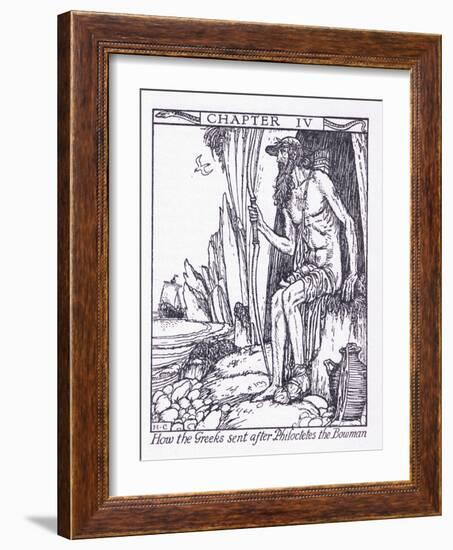 How the Greeks Sent after Philoctetes the Bowman-Herbert Cole-Framed Giclee Print