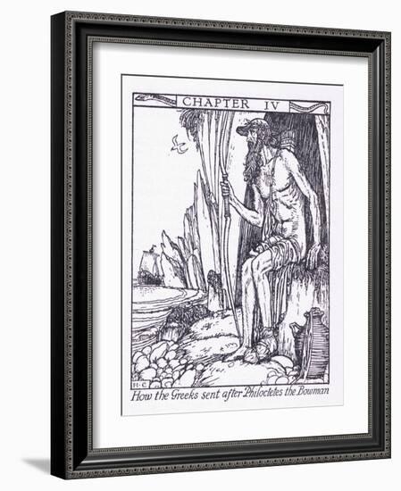 How the Greeks Sent after Philoctetes the Bowman-Herbert Cole-Framed Giclee Print