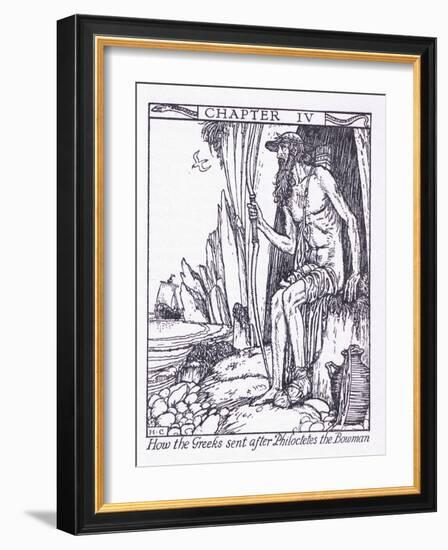 How the Greeks Sent after Philoctetes the Bowman-Herbert Cole-Framed Giclee Print