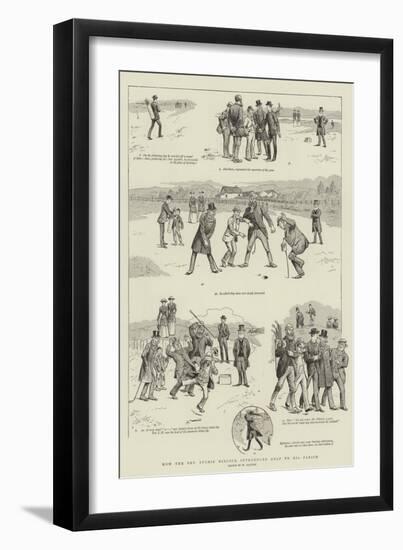 How the Reverend Stymie Niblock Introduced Golf to His Parish-William Ralston-Framed Giclee Print