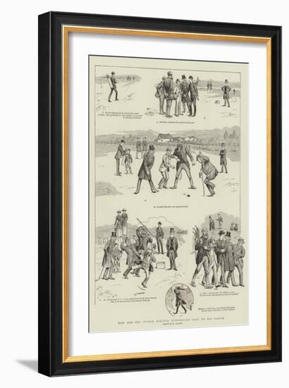 How the Reverend Stymie Niblock Introduced Golf to His Parish-William Ralston-Framed Giclee Print