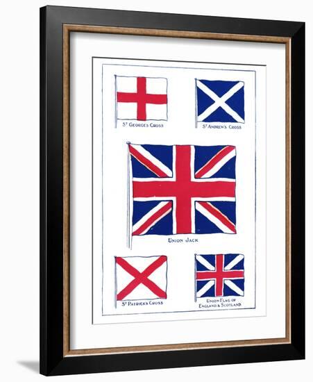 How the Union Jack Was Made, 1905-AS Forrest-Framed Giclee Print