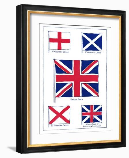 How the Union Jack Was Made, 1905-AS Forrest-Framed Giclee Print