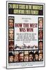 How the West Was Won, 1962, by George Marshall, John Ford, Richard Thorpe, Henry Hathaway-null-Mounted Giclee Print