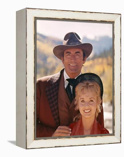 HOW THE WEST WAS WON, 1962 directed by HENRY HATHAWAY (The Plains Gregory Peck and Debbie Reynolds -null-Framed Stretched Canvas