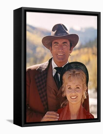 HOW THE WEST WAS WON, 1962 directed by HENRY HATHAWAY (The Plains Gregory Peck and Debbie Reynolds -null-Framed Stretched Canvas