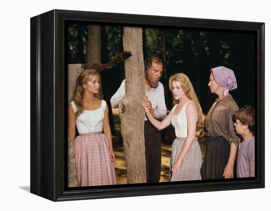 HOW THE WEST WAS WON, 1962 directed by HENRY HATHAWAY (The River) Debbie Reynolds, Karl Malden, Car-null-Framed Stretched Canvas