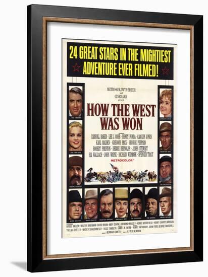 How the West Was Won, 1964-null-Framed Art Print