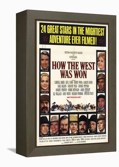 How the West Was Won, 1964-null-Framed Stretched Canvas