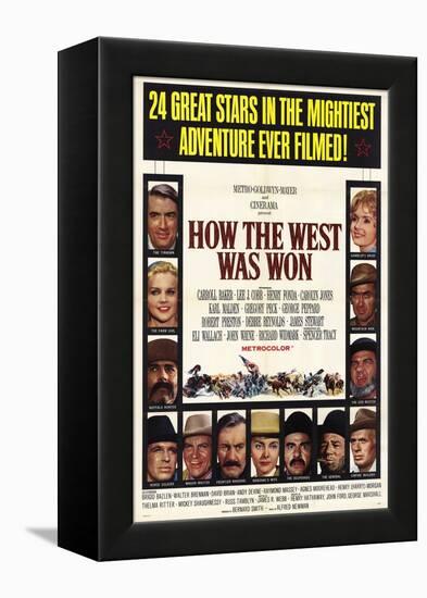 How the West Was Won, 1964-null-Framed Stretched Canvas