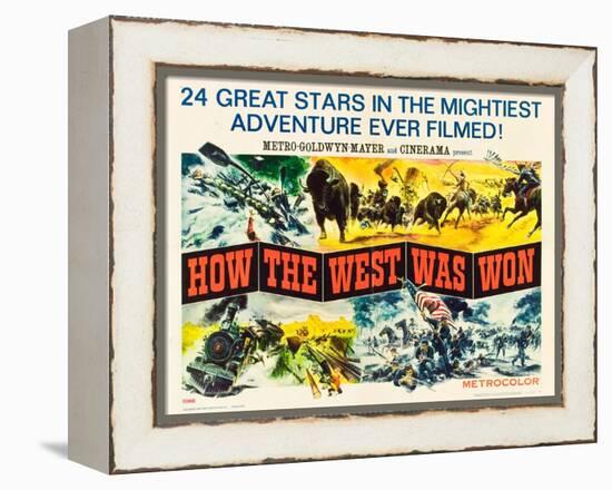 How the West Was Won, 1964-null-Framed Stretched Canvas