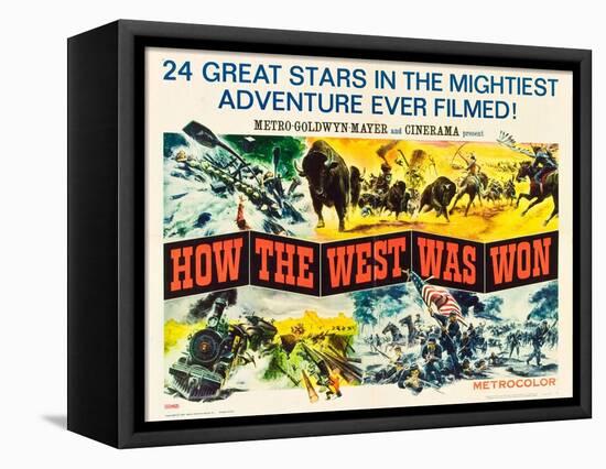 How the West Was Won, 1964-null-Framed Stretched Canvas