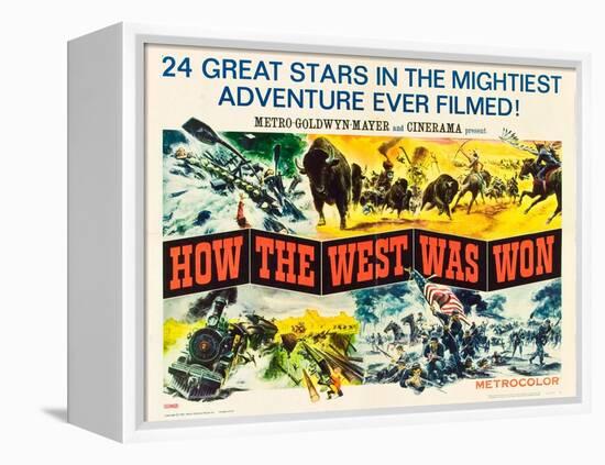 How the West Was Won, 1964-null-Framed Stretched Canvas