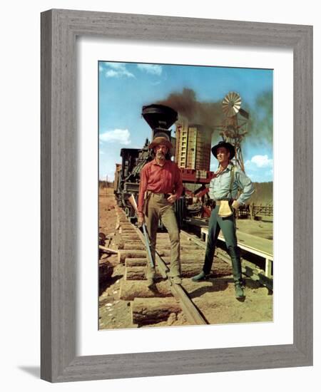 How The West Was Won, Henry Fonda, George Peppard, 1962-null-Framed Photo
