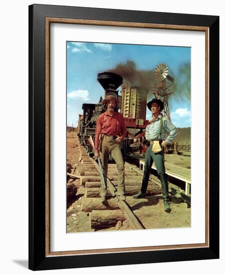 How The West Was Won, Henry Fonda, George Peppard, 1962-null-Framed Photo