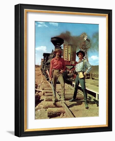 How The West Was Won, Henry Fonda, George Peppard, 1962-null-Framed Photo