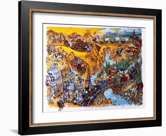 How the West Was Won-Bill Bell-Framed Giclee Print