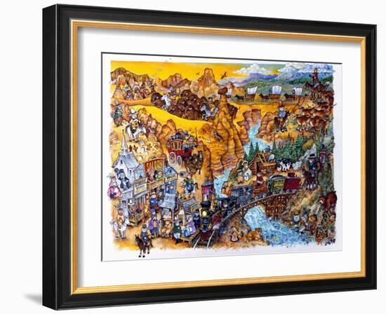 How the West Was Won-Bill Bell-Framed Giclee Print