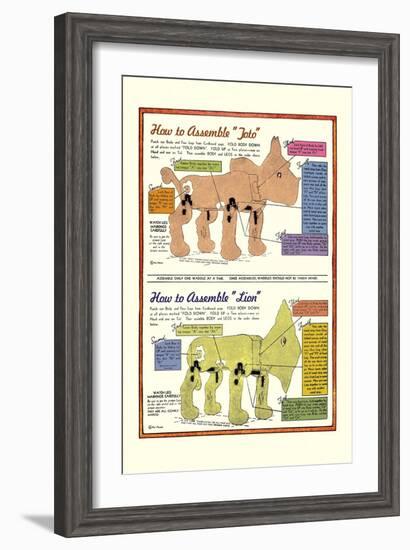 How to Assemble Toto-William W. Denslow-Framed Art Print