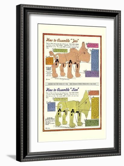 How to Assemble Toto-William W. Denslow-Framed Art Print