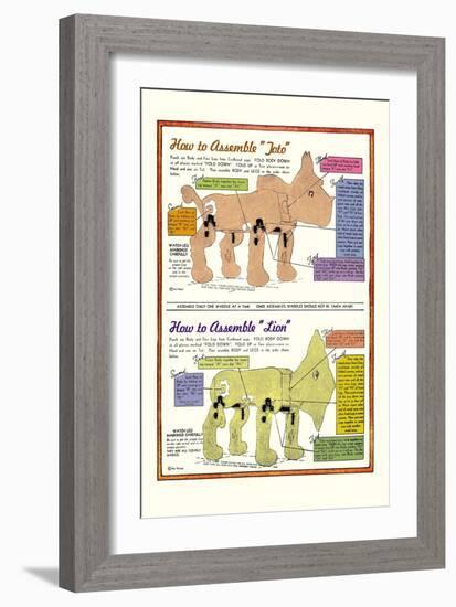 How to Assemble Toto-William W. Denslow-Framed Art Print