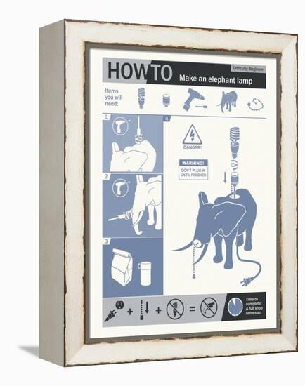 How To Build An Elephant Lamp-Steve Thomas-Framed Premier Image Canvas