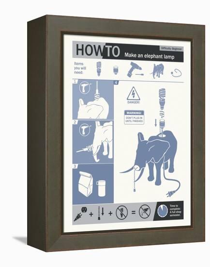 How To Build An Elephant Lamp-Steve Thomas-Framed Premier Image Canvas