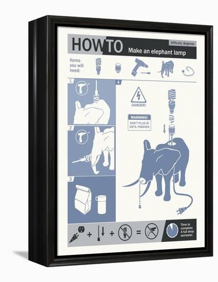 How To Build An Elephant Lamp-Steve Thomas-Framed Premier Image Canvas