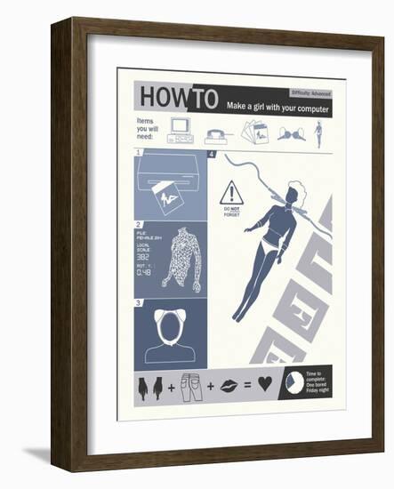 How To Create A Woman-Steve Thomas-Framed Giclee Print