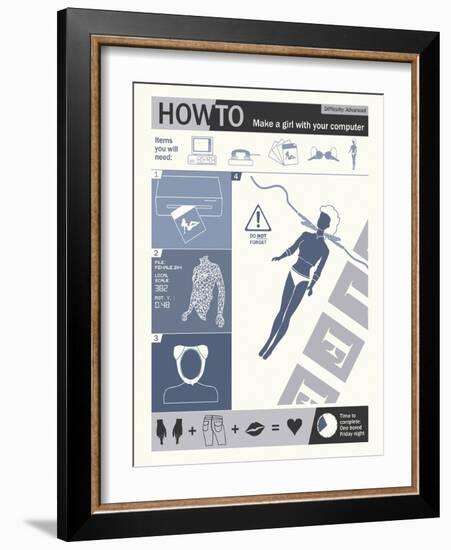 How To Create A Woman-Steve Thomas-Framed Giclee Print