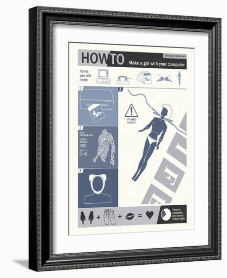 How To Create A Woman-Steve Thomas-Framed Giclee Print