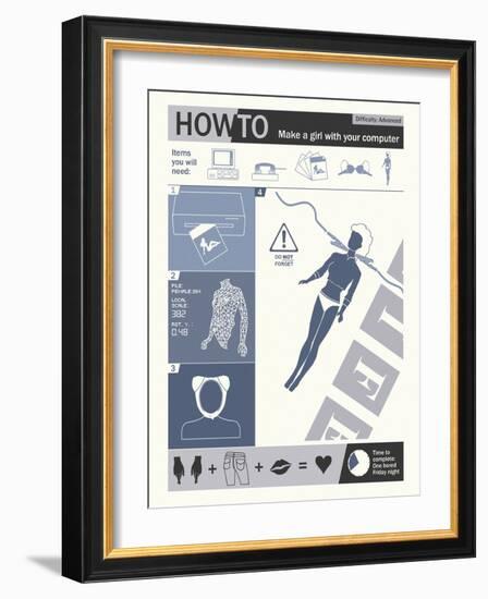 How To Create A Woman-Steve Thomas-Framed Giclee Print