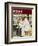 "How to Diet" Saturday Evening Post Cover, January 3,1953-Norman Rockwell-Framed Giclee Print